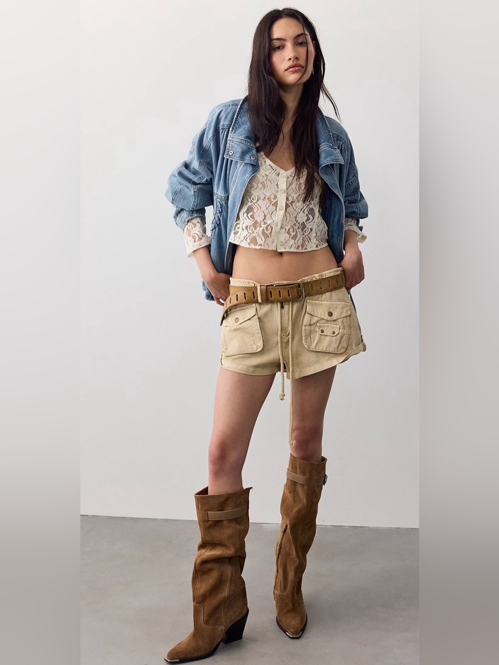 FREE PEOPLE WAIMEA SLOUCHY CARGO SHORTS SIZE XS!!